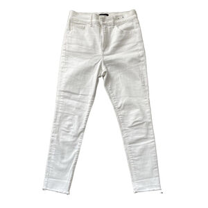 Express NWOT Skinny High Rise Supersoft Jeans Womens 4R Stretch White Denim